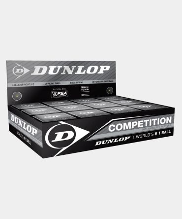 Competition Squash Ball 12pcs - Yellow dot