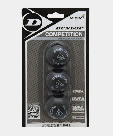 Competition Squash Ball 3Ball Blister - Yellow dot