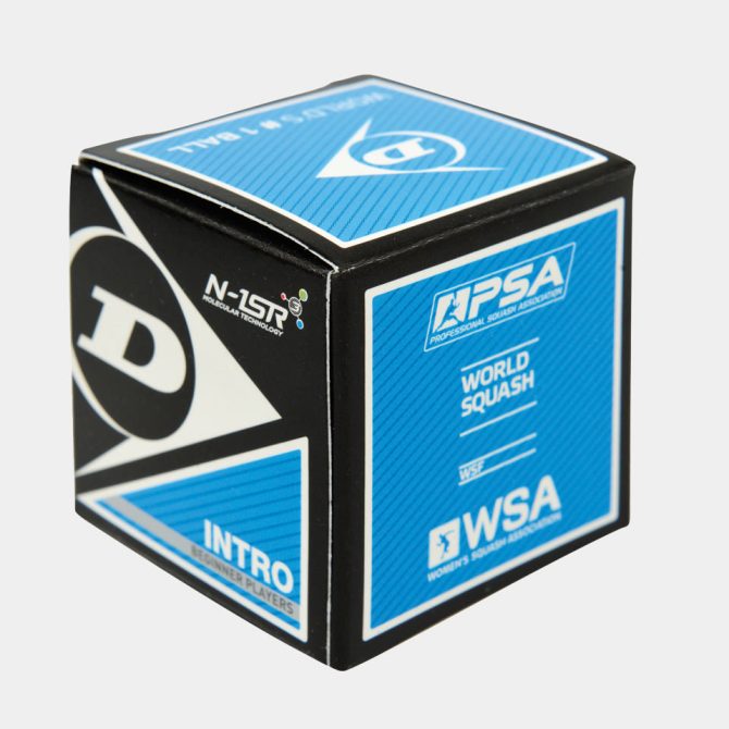 Intro Squash Ball 12pcs - blue dot - Image 2