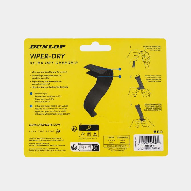 ATP VIPER-DRY OGRIP WHT 3PCS BLISTER - Image 2